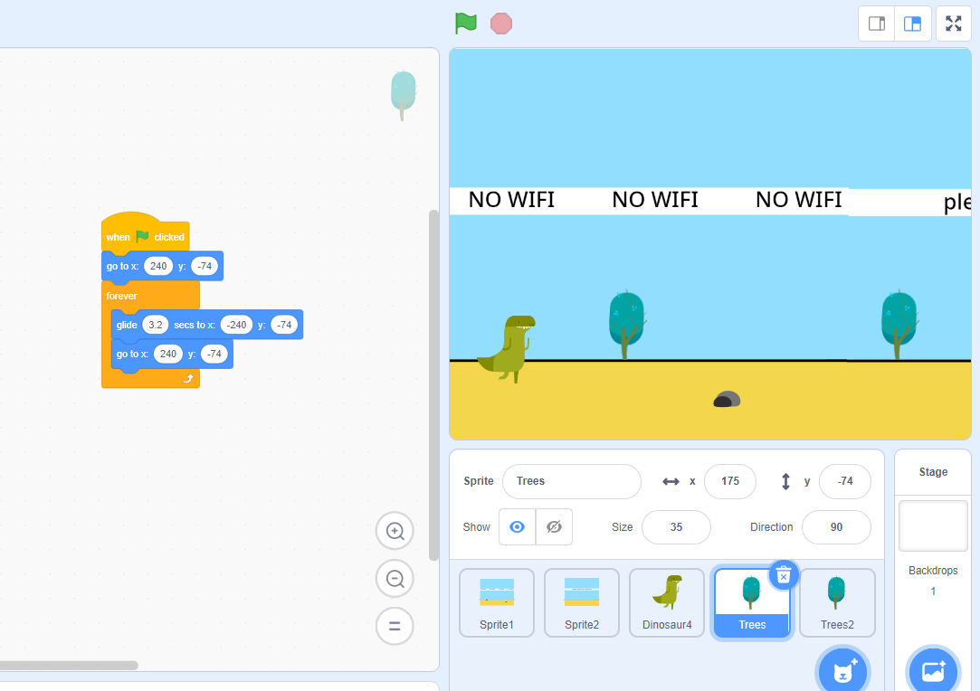 Trò chơi Scratch nền di chuyển là hình thức giáo dục tuyệt vời để các em học sinh tập trung và phát triển kỹ năng lập trình. Hãy cùng xem hình ảnh liên quan để xem ghi chú của giáo viên và tìm hiểu thêm về cách giảng dạy Scratch để tạo ra trò chơi di chuyển thú vị.
